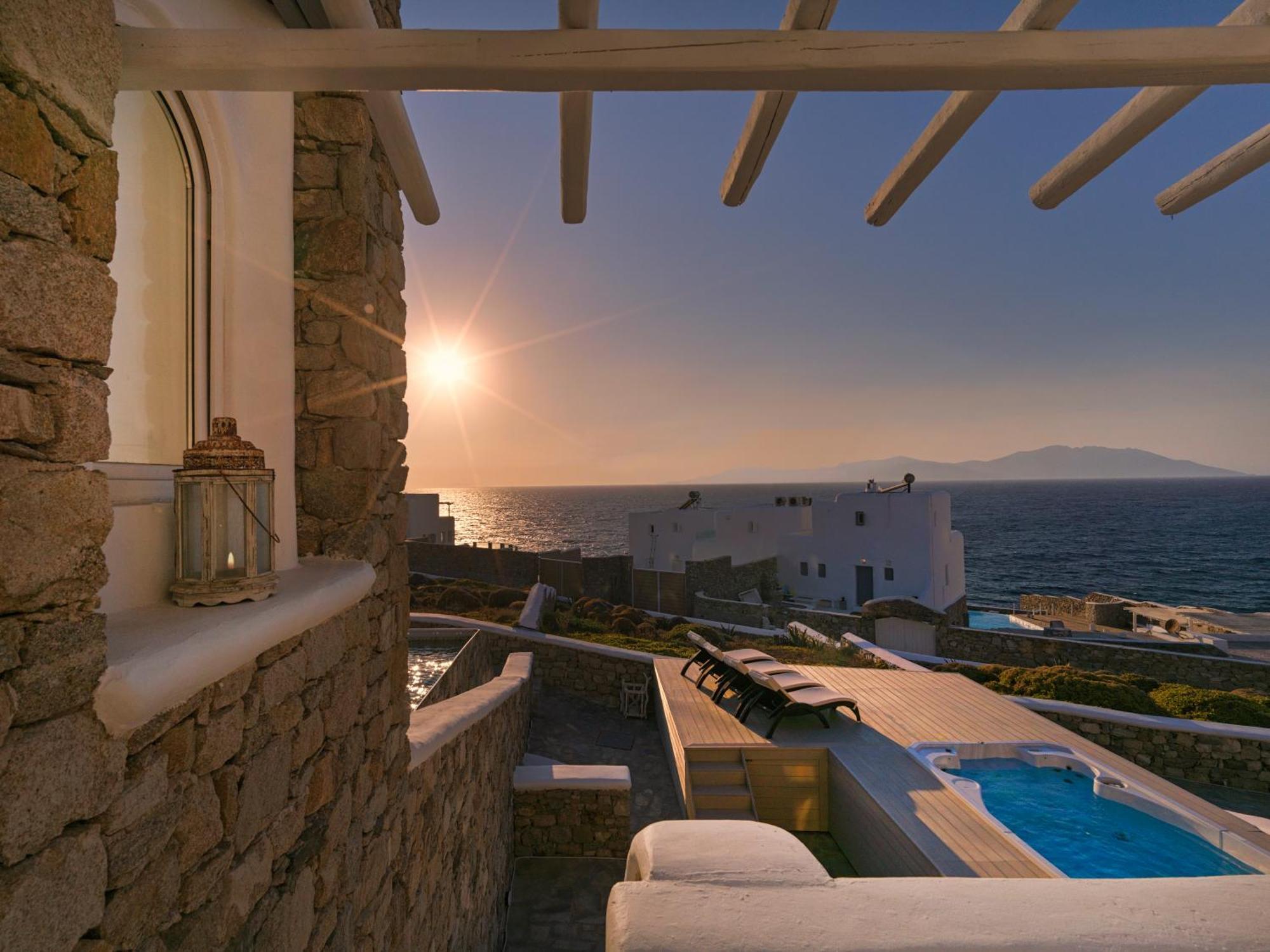 Sunset In Mykonos By White Hills *