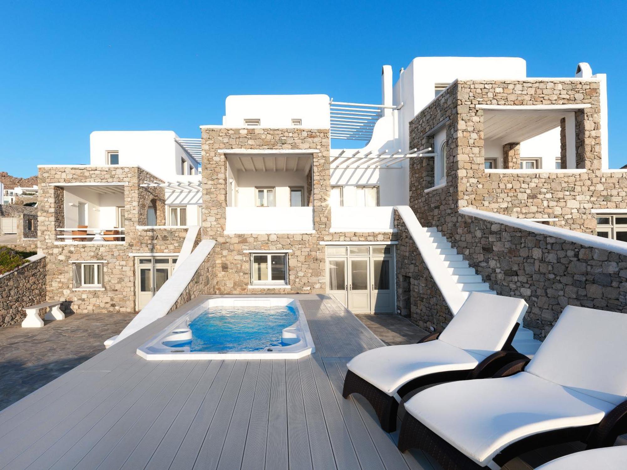 Sunset In Mykonos By White Hills Villa