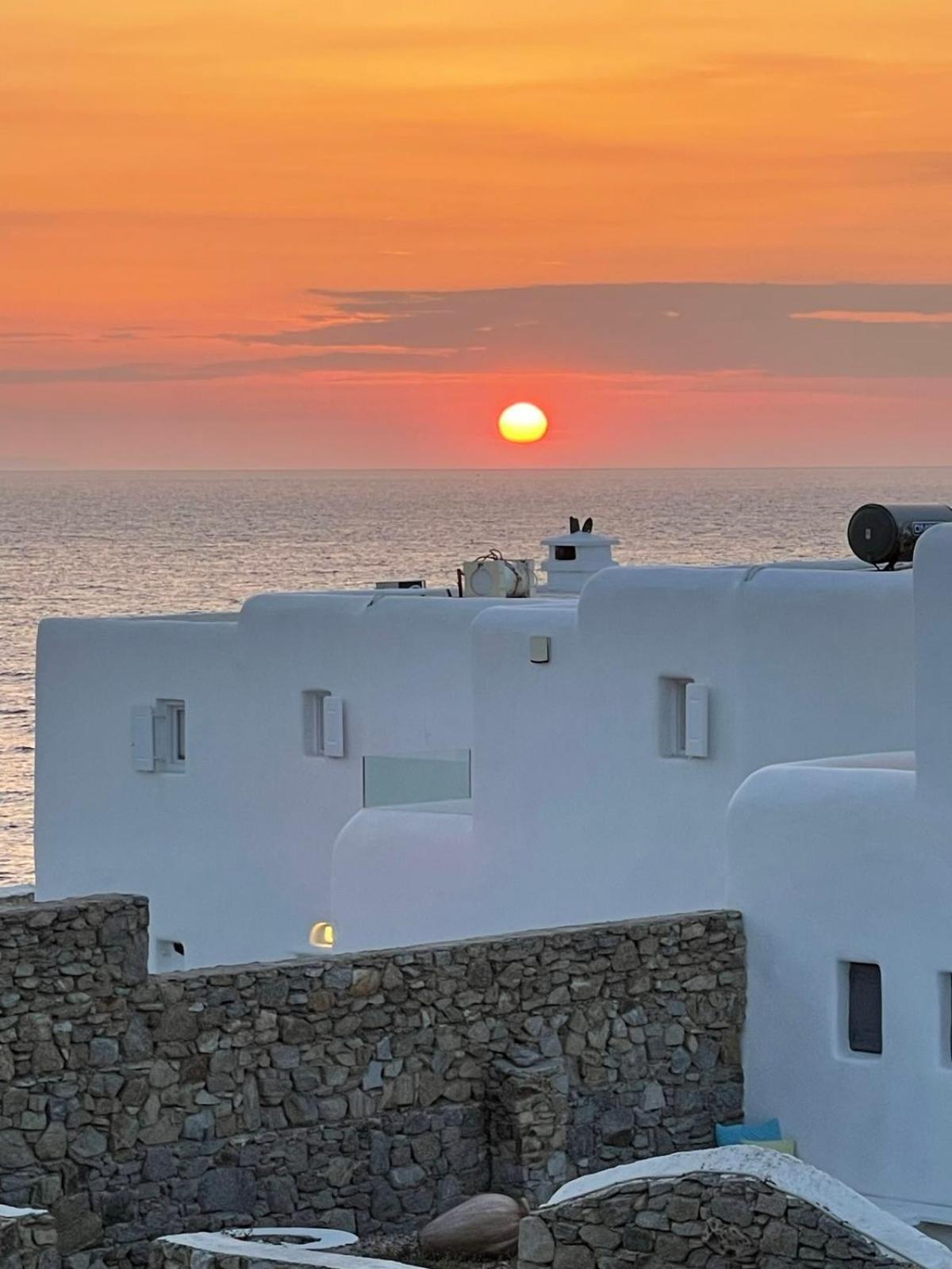 Sunset In Mykonos By White Hills Villa *